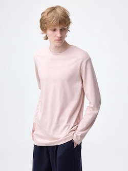Soft Cotton Crew Neck T-Shirt | Long
