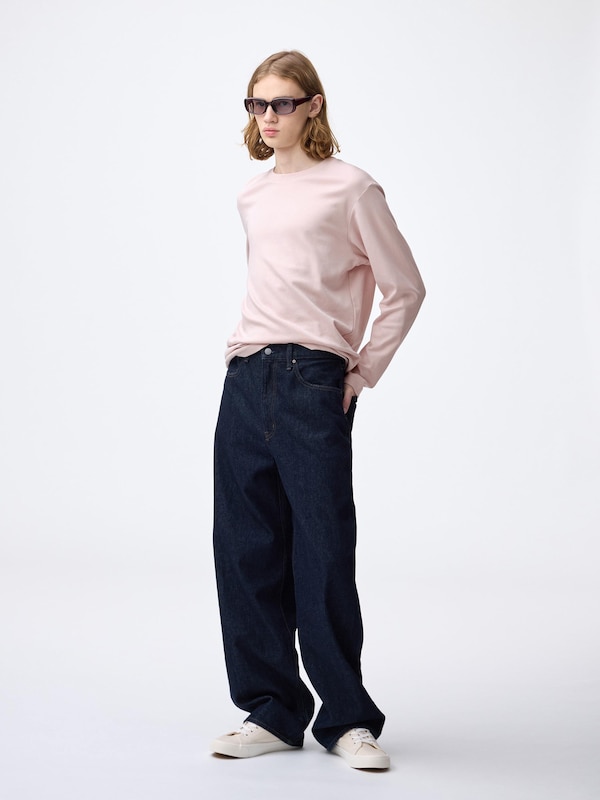 Soft Cotton Crew Neck T-Shirt | Long