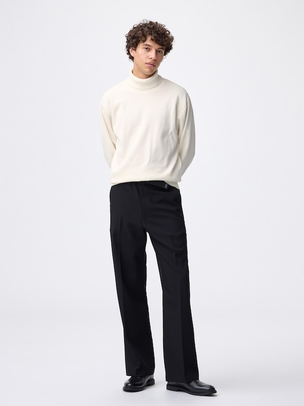 Milano Ribbed Turtleneck Sweater