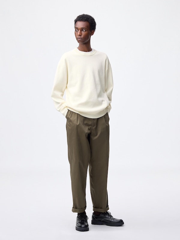 Milano Ribbed Crew Neck Sweater