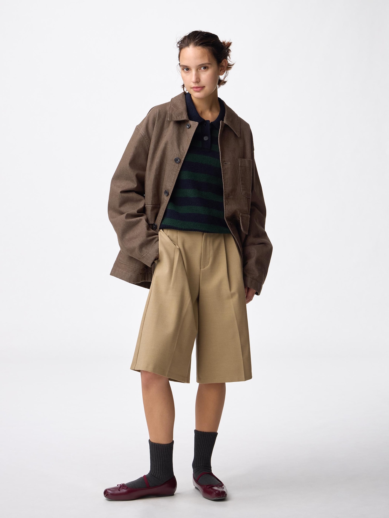 Denim Work Jacket | GU US