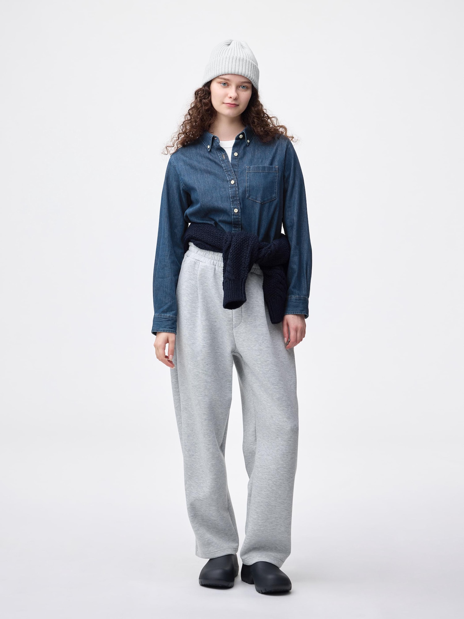 Unisex Double Face Sweat Carrot Pants | GU US
