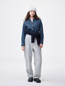 Double Face Sweat Carrot Pants