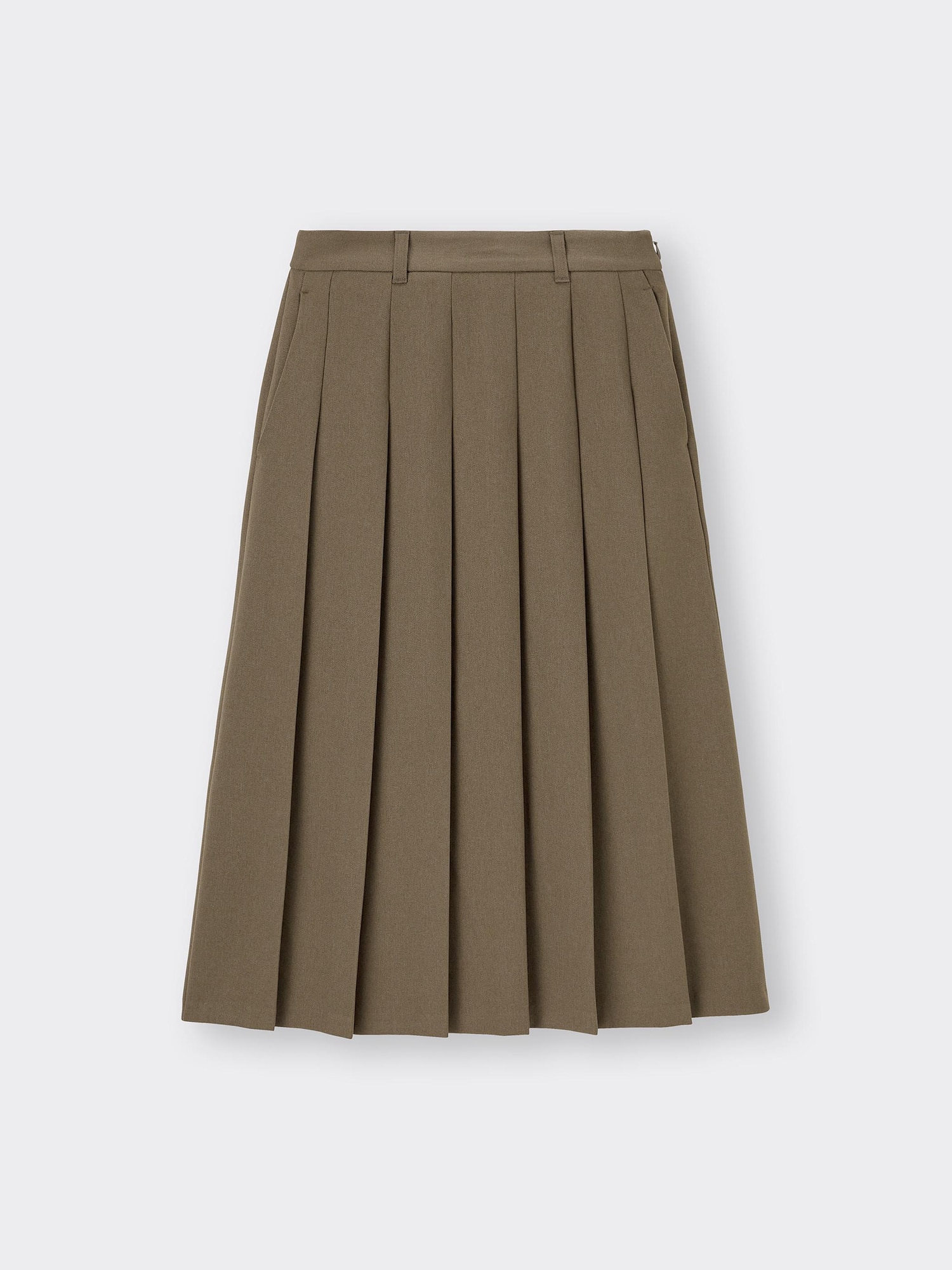 Pleated Midi Skirt | GU US