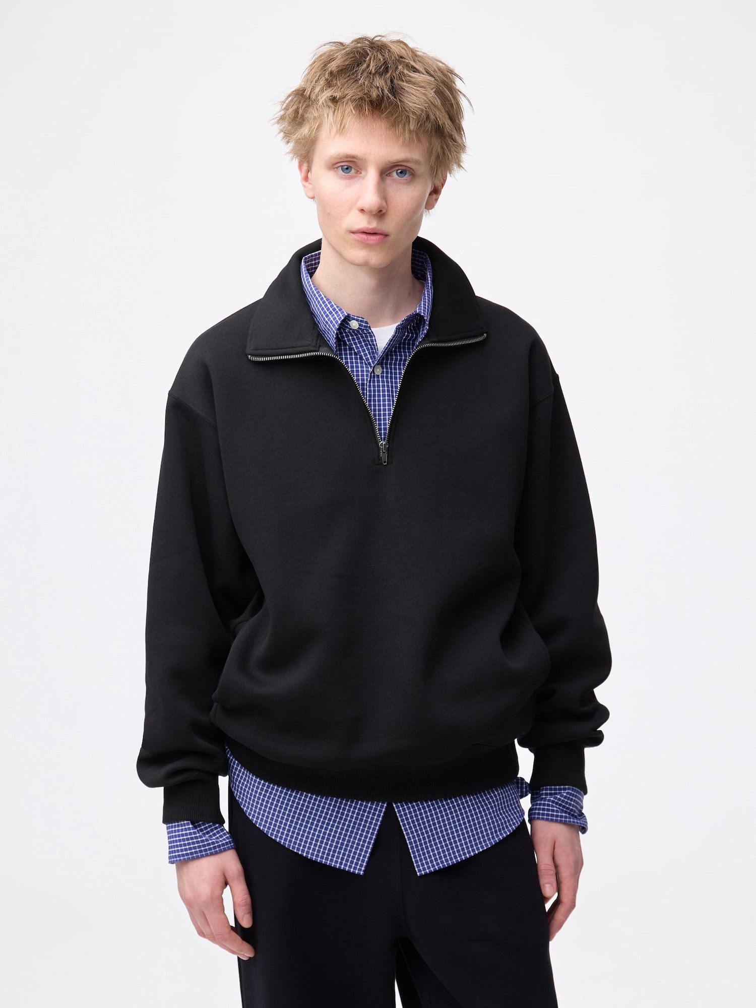Unisex Heavy Weight Sweat Half-Zip Pullover | GU US