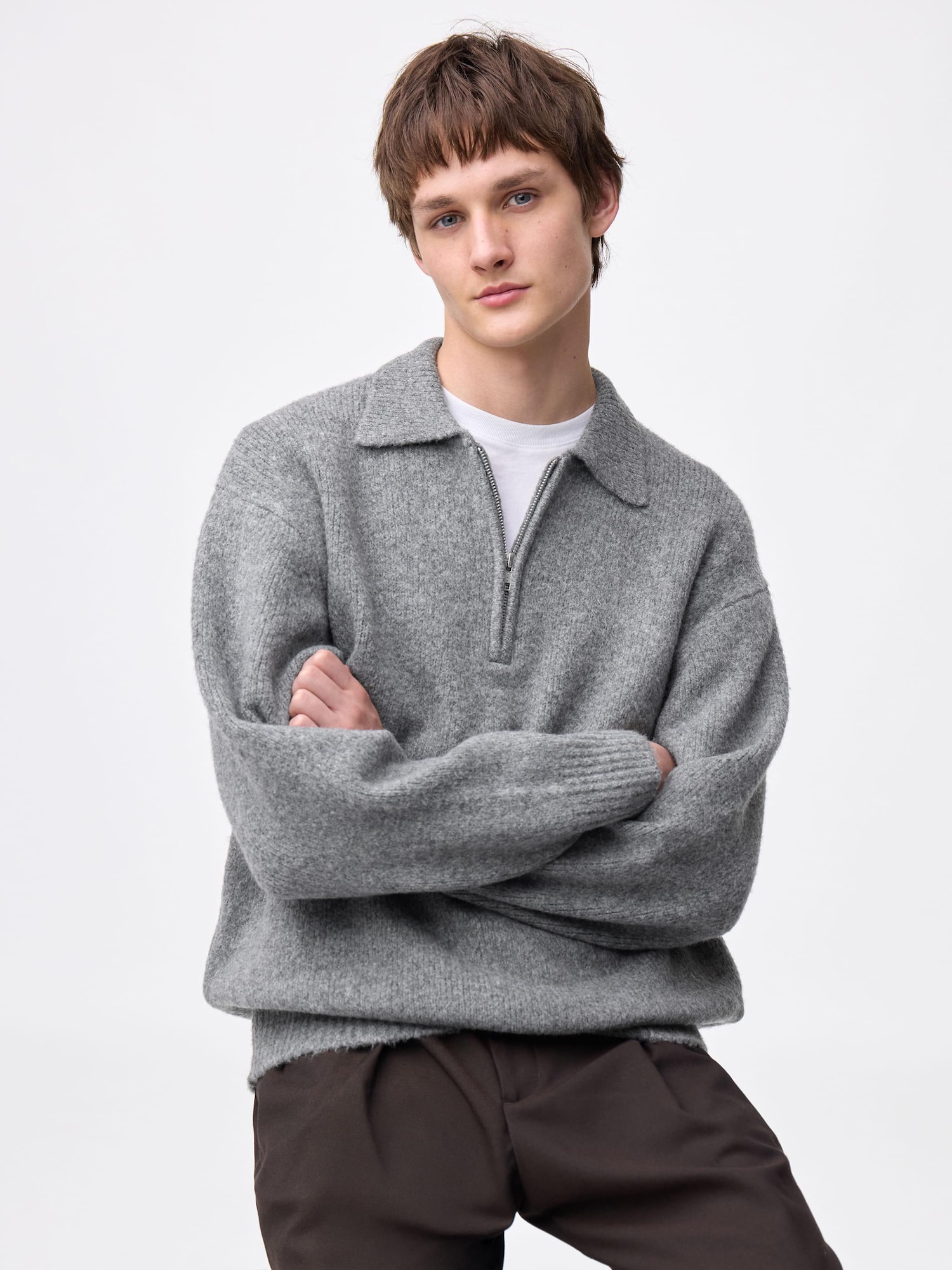 エルフ.モール Women's POP MART Half-Zip Sweatshirt | UNIQLO US