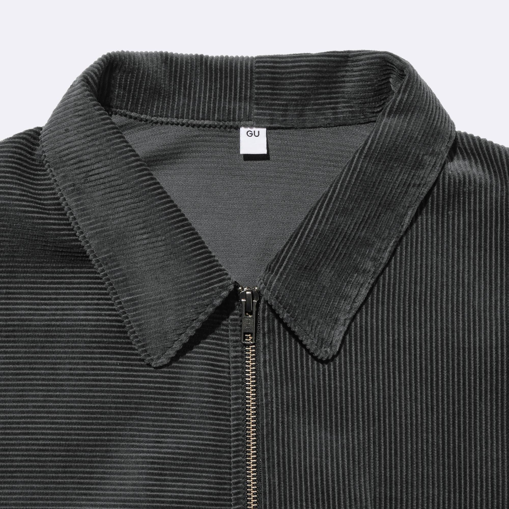 Corduroy Zip-Up Shirt Jacket | GU US