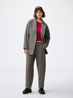 Brushed Wide Tapered Pants