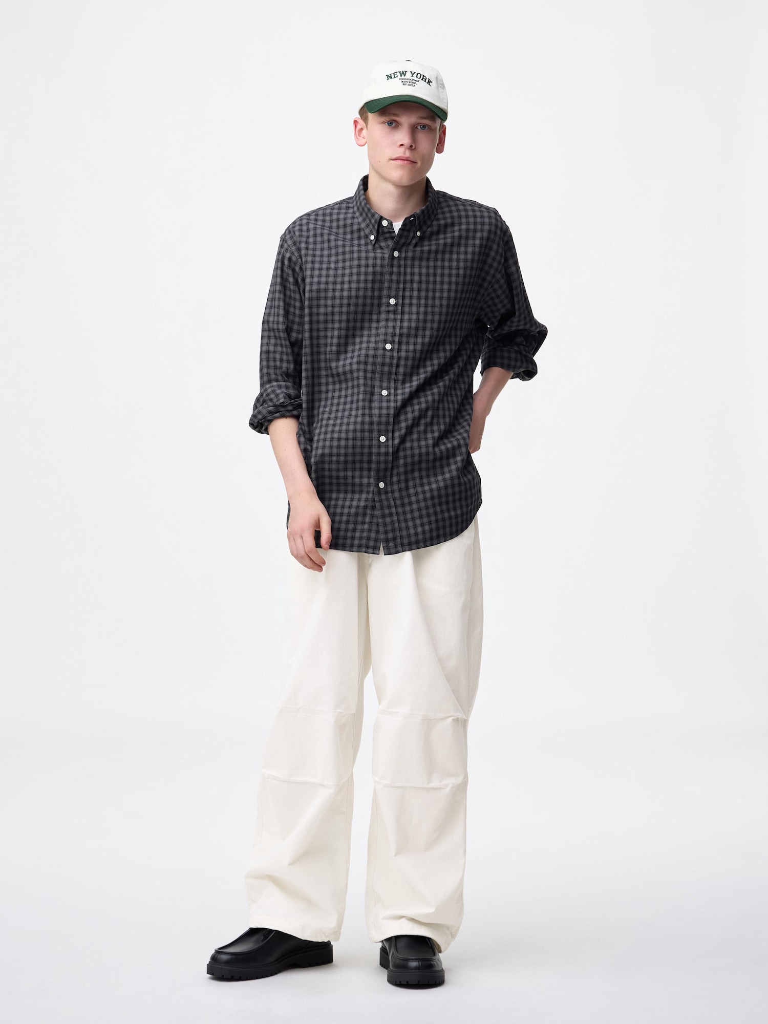 ★codegraphy★ Cotton wide parachute pants off white CBDUUWP Wide Parachute Cargo Pants | UNIQLO US