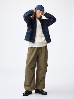 Wide Parachute Pants