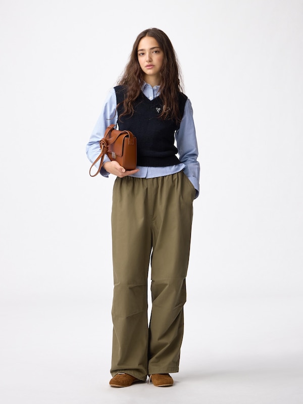 Wide Parachute Pants