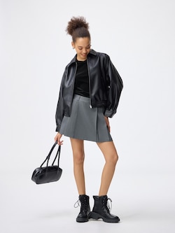Side Pleated Skort