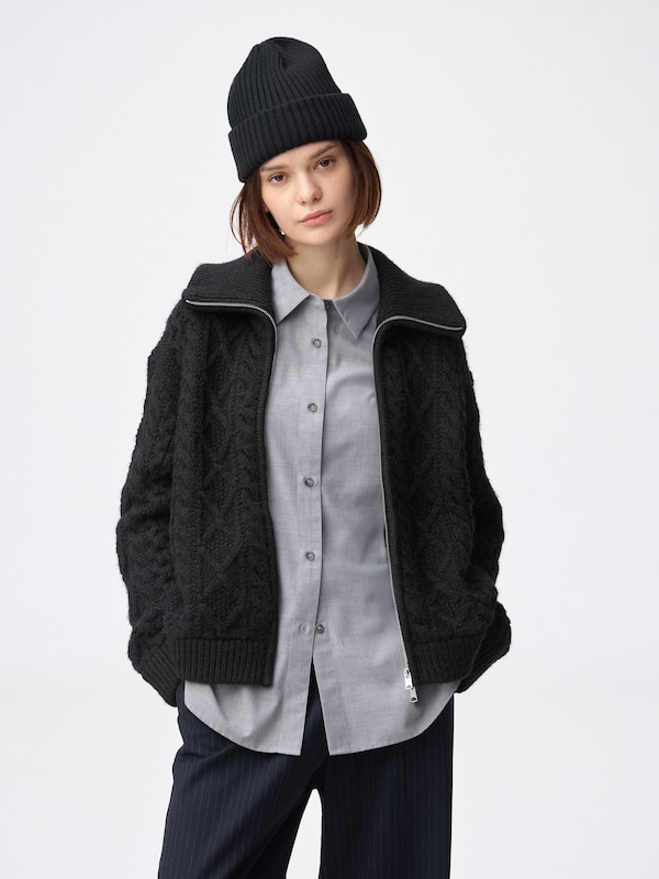 Cable Knitted Jacket GU US