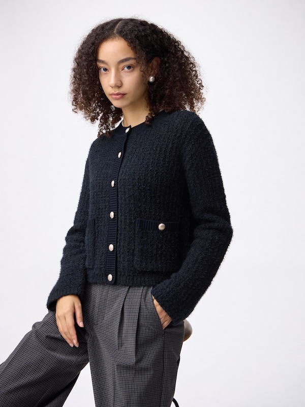 Tweedy Knitted Cardigan