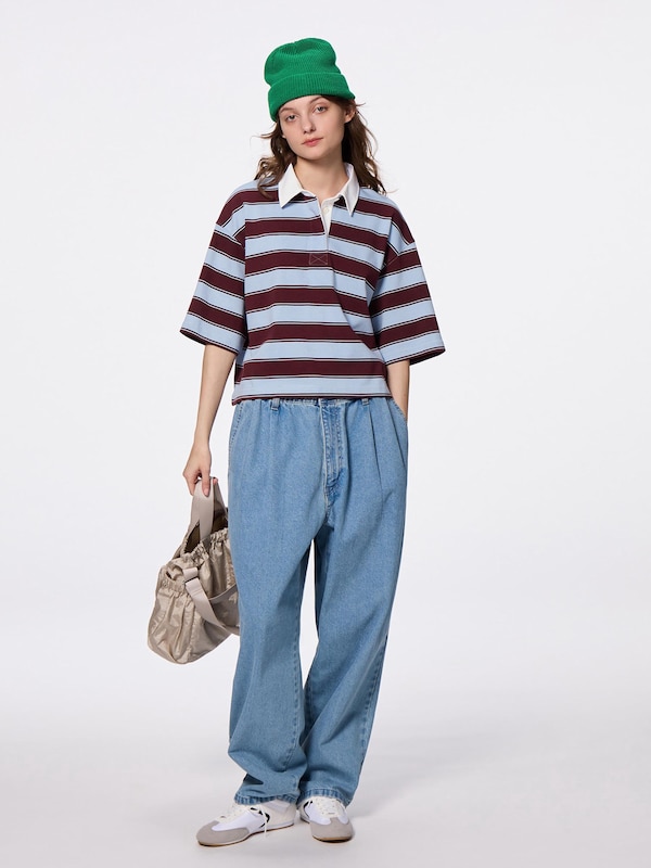 Striped Rugger Shirt | HalfSlv