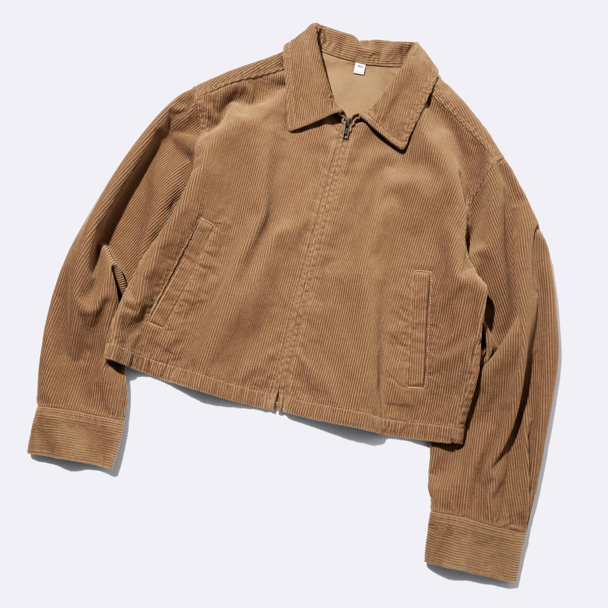 ジャケット・アウター i_am_official 4way corduroy check coat VINTAGE Women's Izzi Denim Jacket Patchwork Corduroy Size