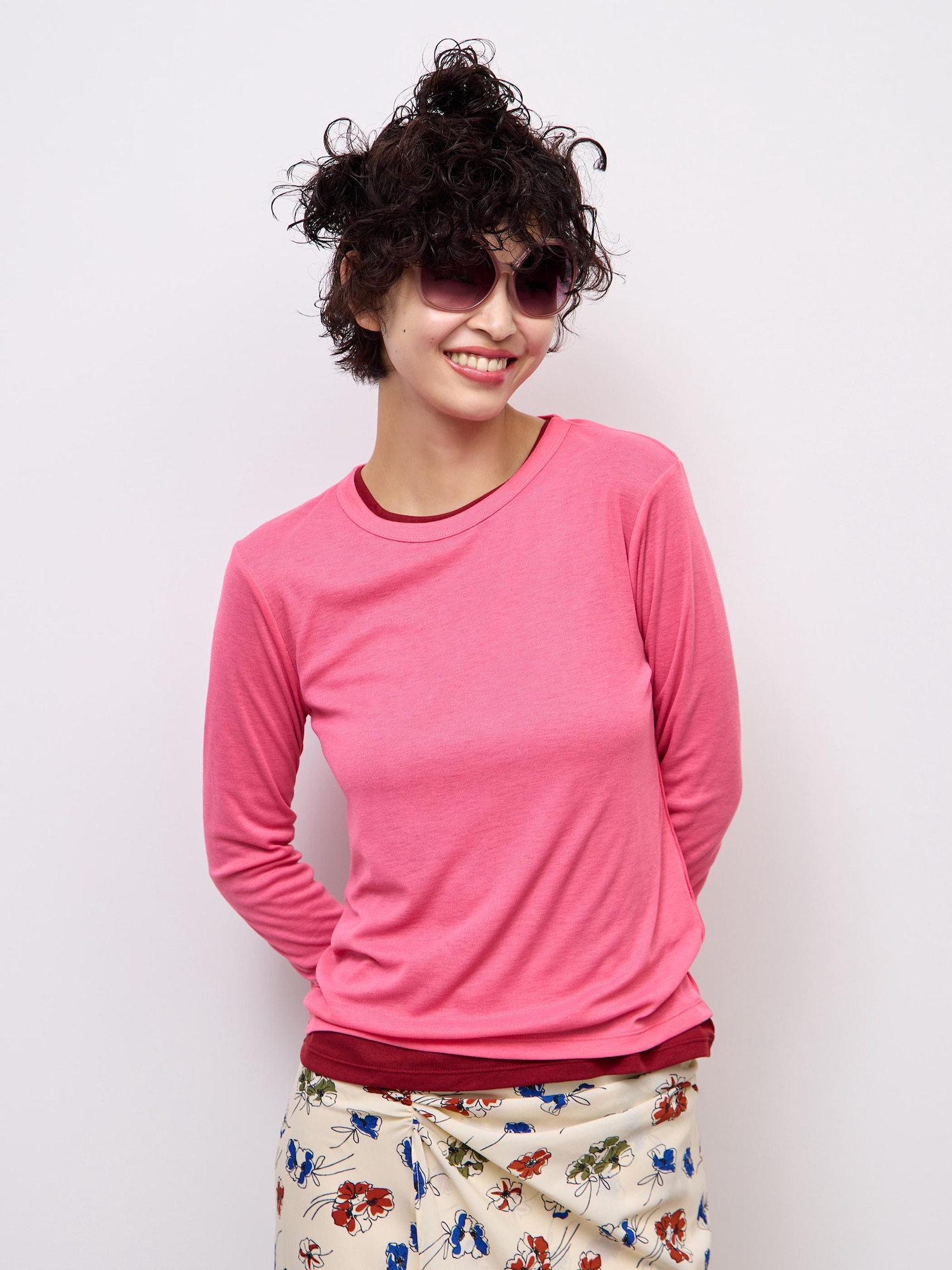Women's Soft Sheer Crew Neck T-Shirt | Long | GU US