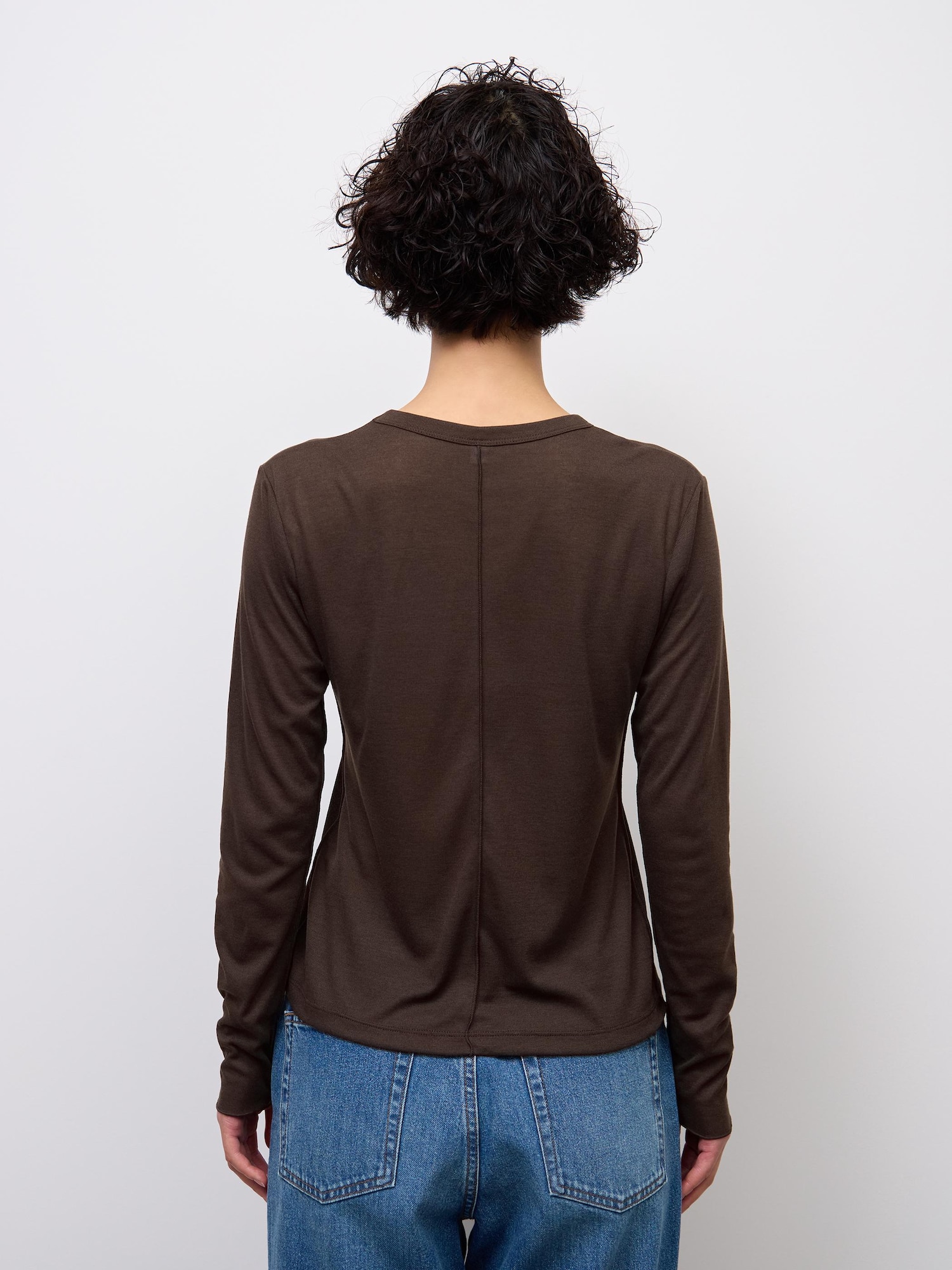 Women's Soft Sheer Crew Neck T-Shirt | Long | GU US