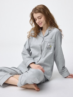 Flannel Pajamas | Long | Peanuts