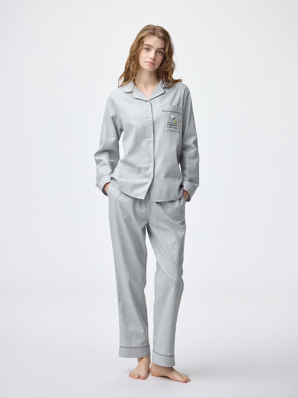 Flannel Pajamas | Long | Peanuts