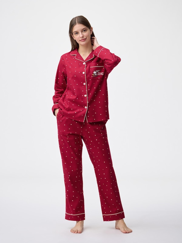 Flannel Pajamas | Long | Peanuts