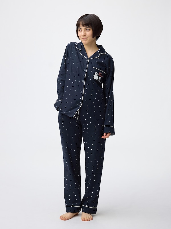 Flannel Pajamas | Long | Peanuts