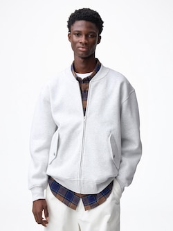 Heavy Weight Sweat Ribbed Jacket