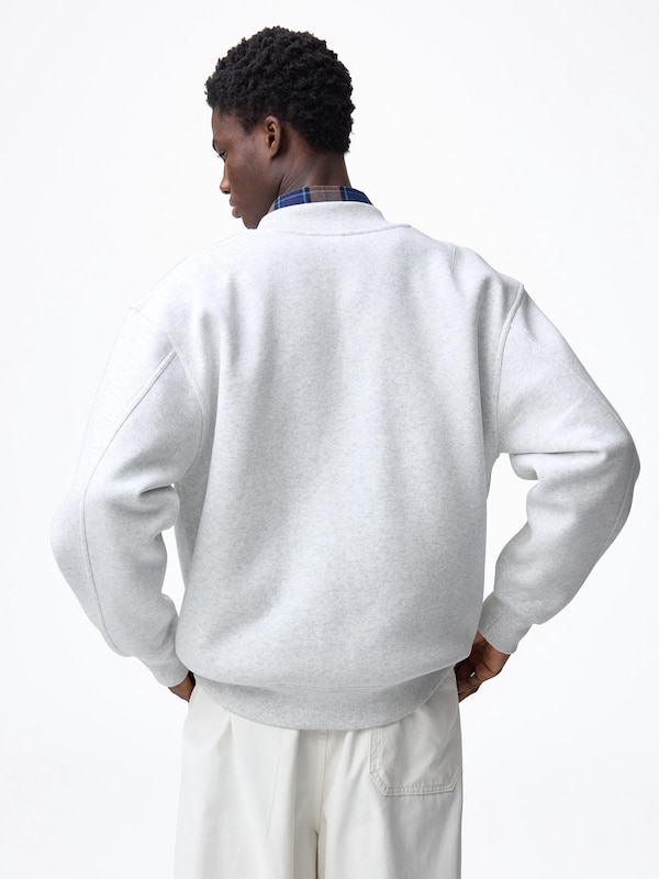 Heavy Weight Sweat Ribbed Jacket