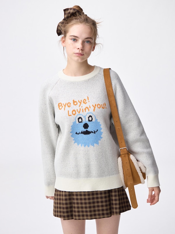 Oversized Knitted Pullover | PUPPET SUNSUN