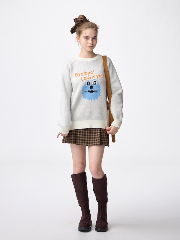 Oversized Knitted Pullover | PUPPET SUNSUN