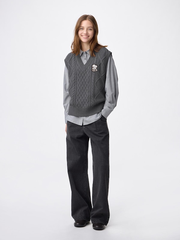 Cable Knitted Vest | Kirby