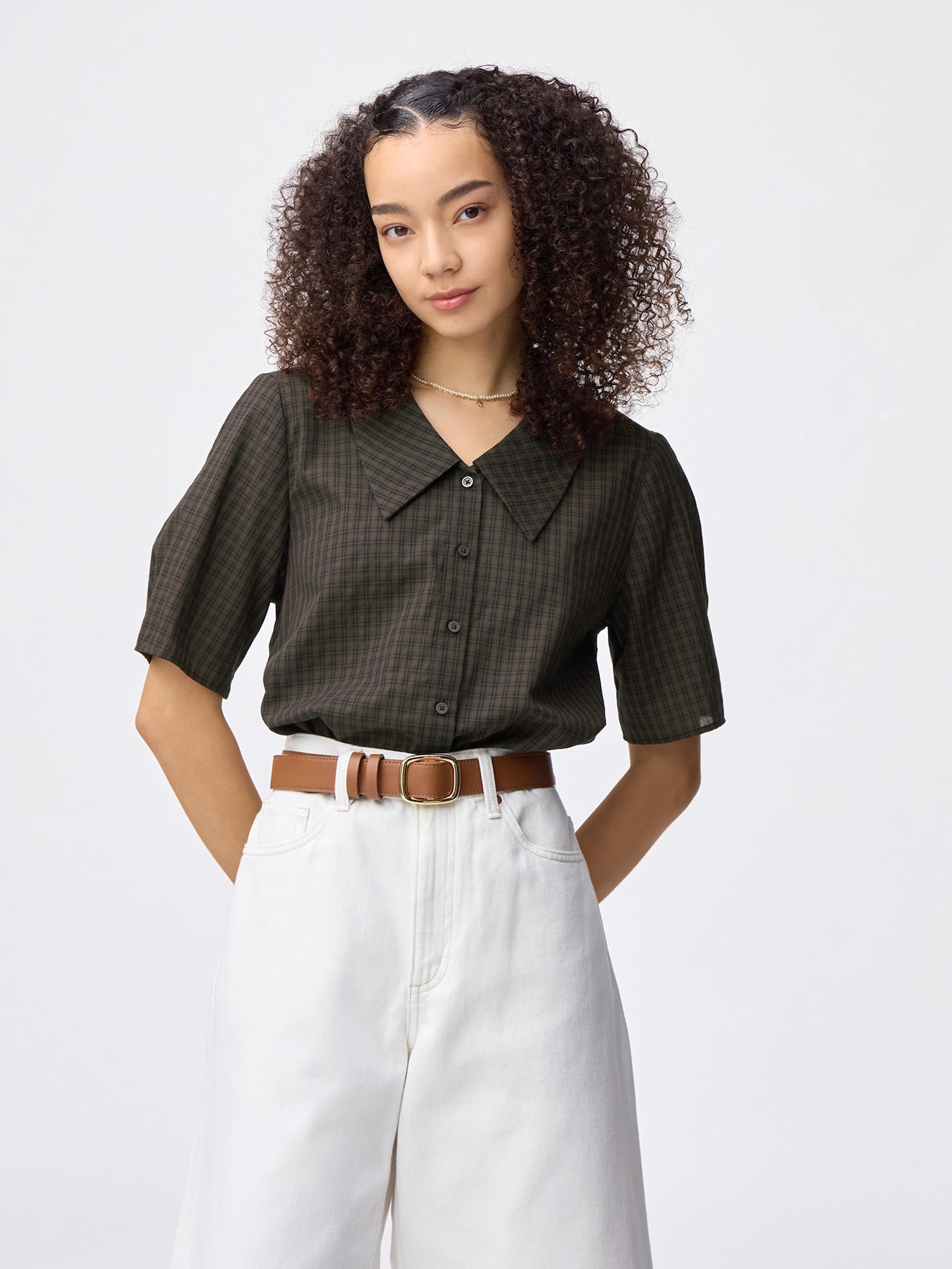 美品★ BIG POCKET NO COLLAR SHIRT OPEN COLLAR SHIRT WITH DOUBLE CHEST POCKETS – THE SHOP YOHJI