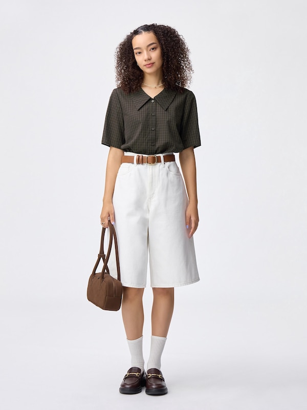 Big Collar Blouse | HalfSlv