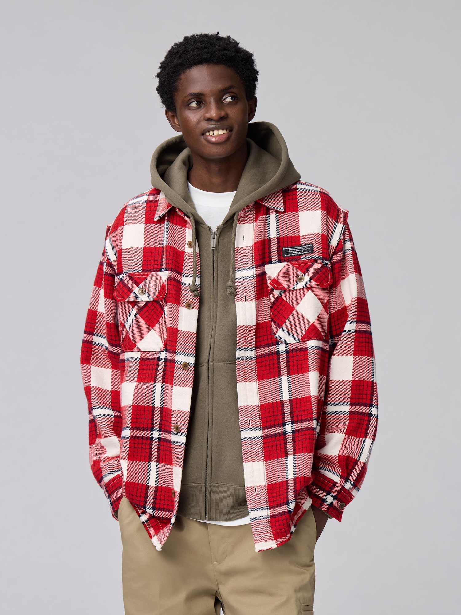 Heavy Flannel Shirt | UNDERCOVER | GU US