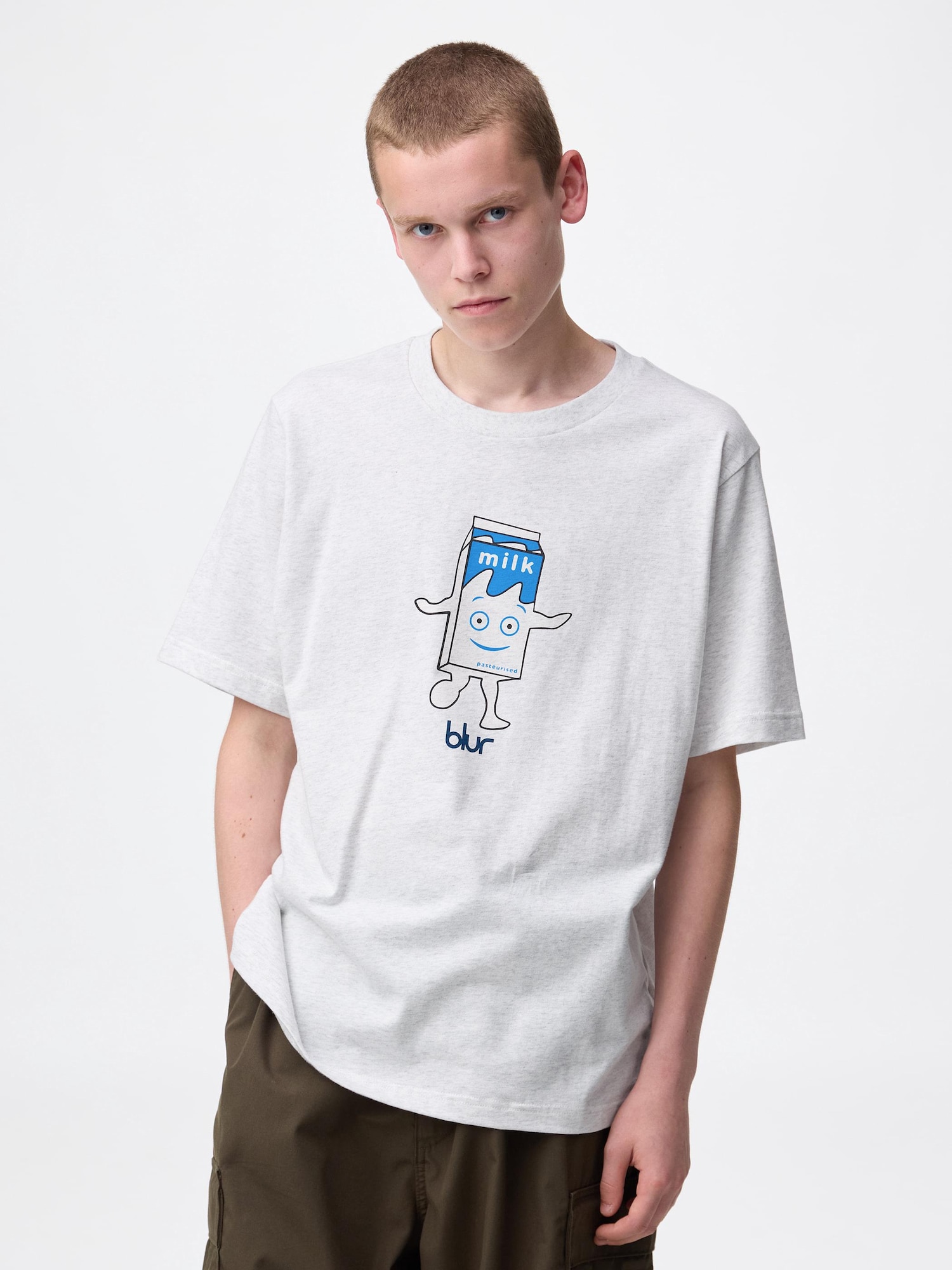 Tシャツ・カットソー WOOALONG Typo Graphic Tshirt WHITE WL242JST09UWHT WOOALONG Typo Graphic Tshirt WHITE WL242JST09UWHT (WOOALONG