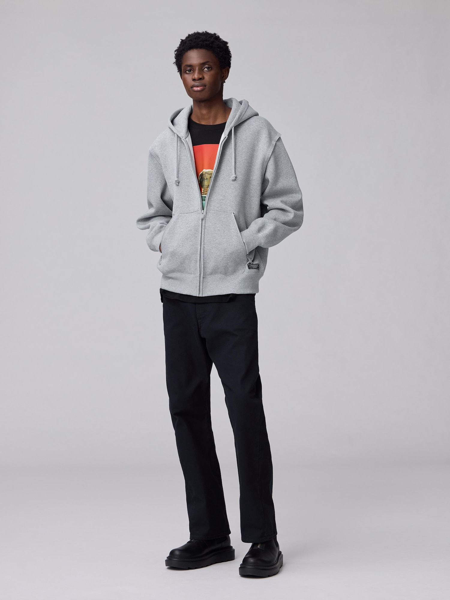 Unisex Heavy Weight Sweat Full-Zip Hoodie | UNDERCOVER | GU US