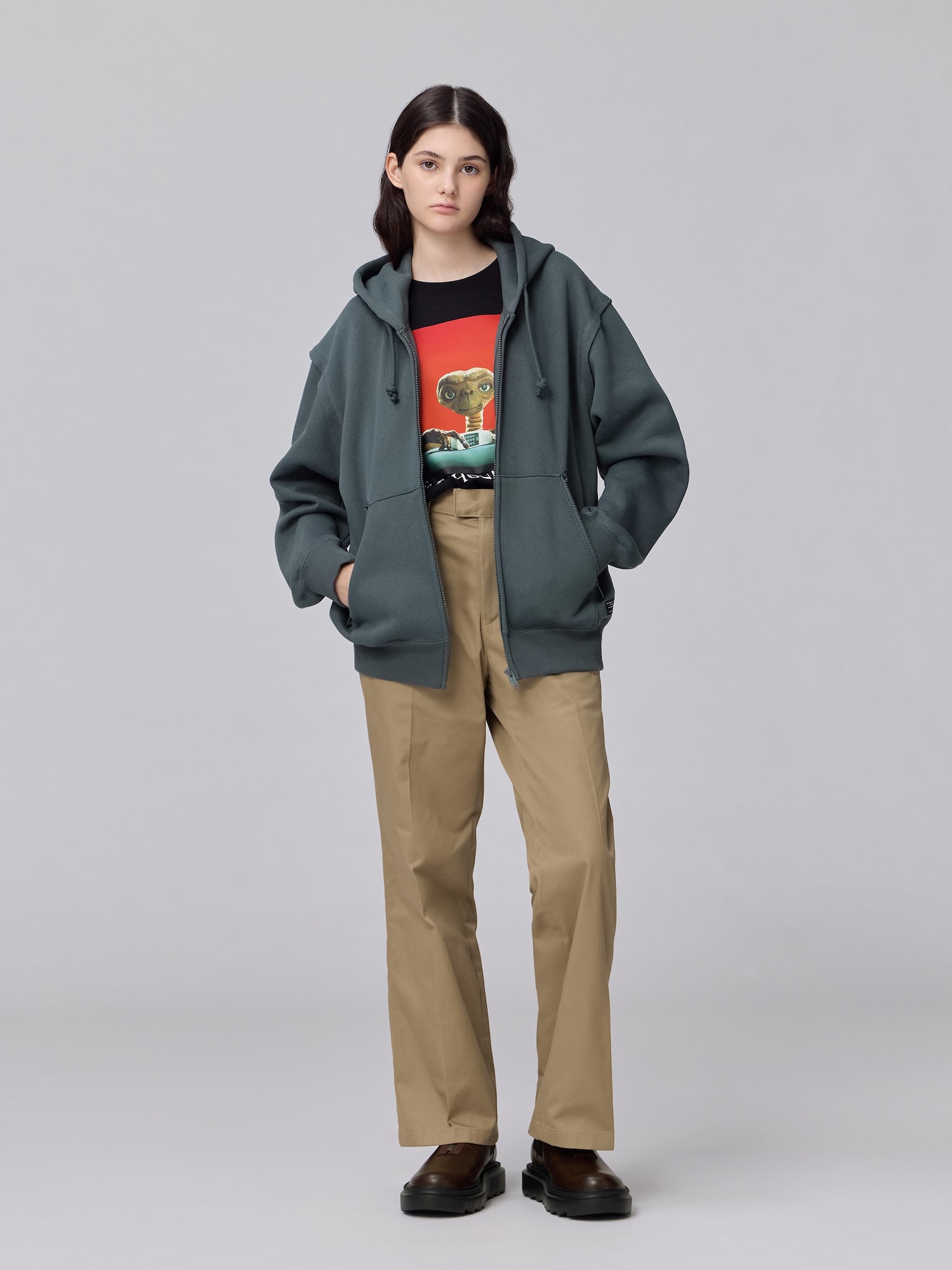 Unisex Heavy Weight Sweat Full-Zip Hoodie | UNDERCOVER | GU US
