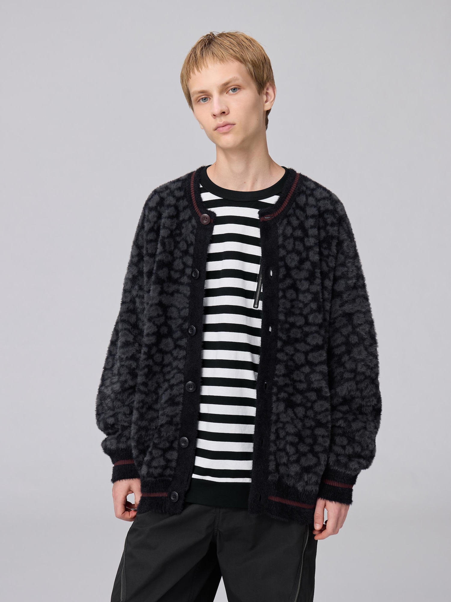 Shaggy Crew Neck Cardigan | UNDERCOVER | GU US