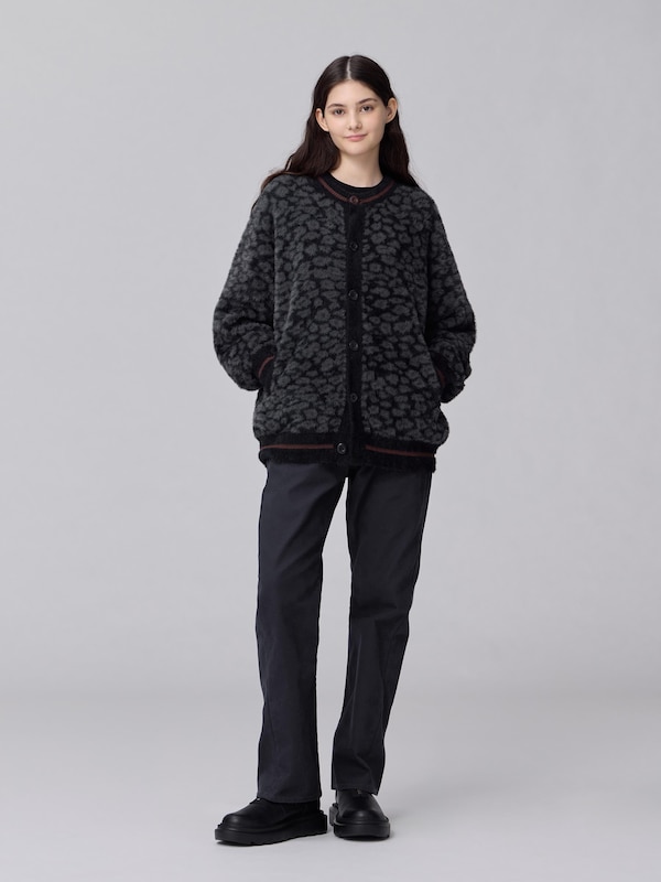 Shaggy Crew Neck Cardigan | UNDERCOVER