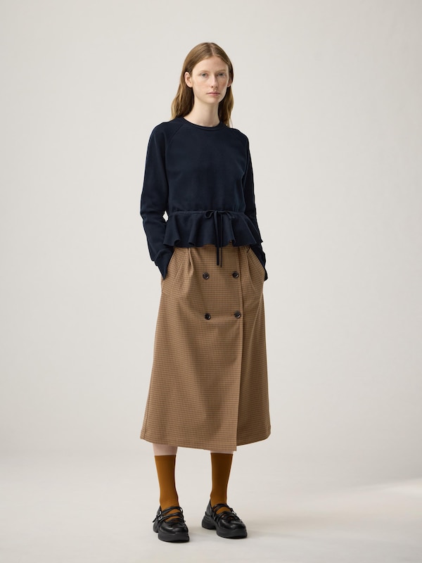 Peplum Knitted Pullover | by rokh