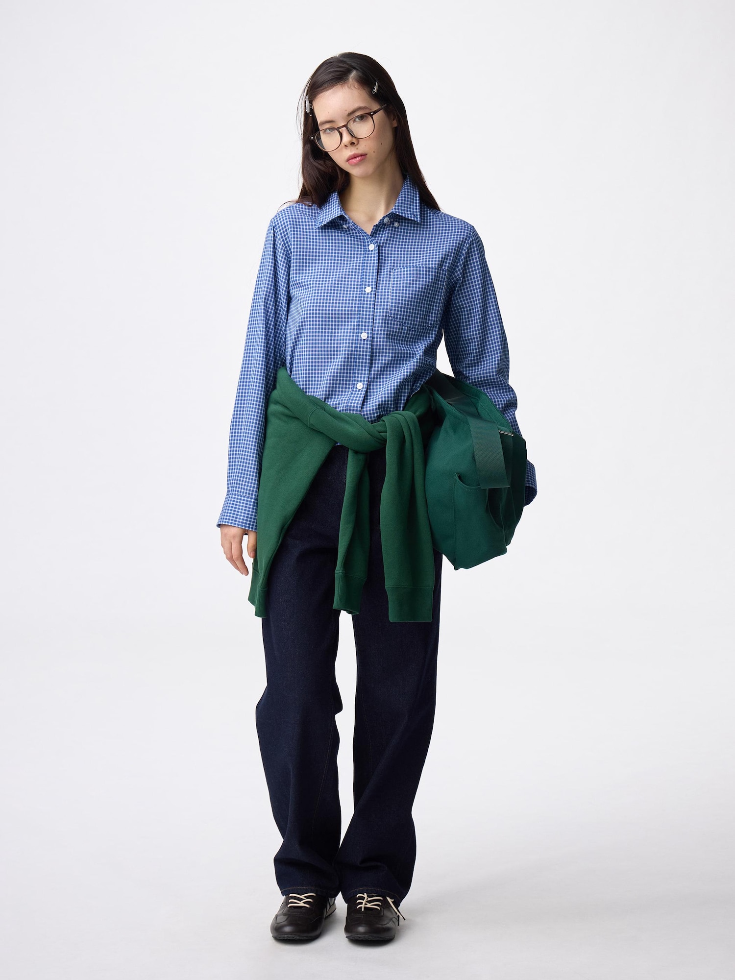 Checked Short Shirt | GU US