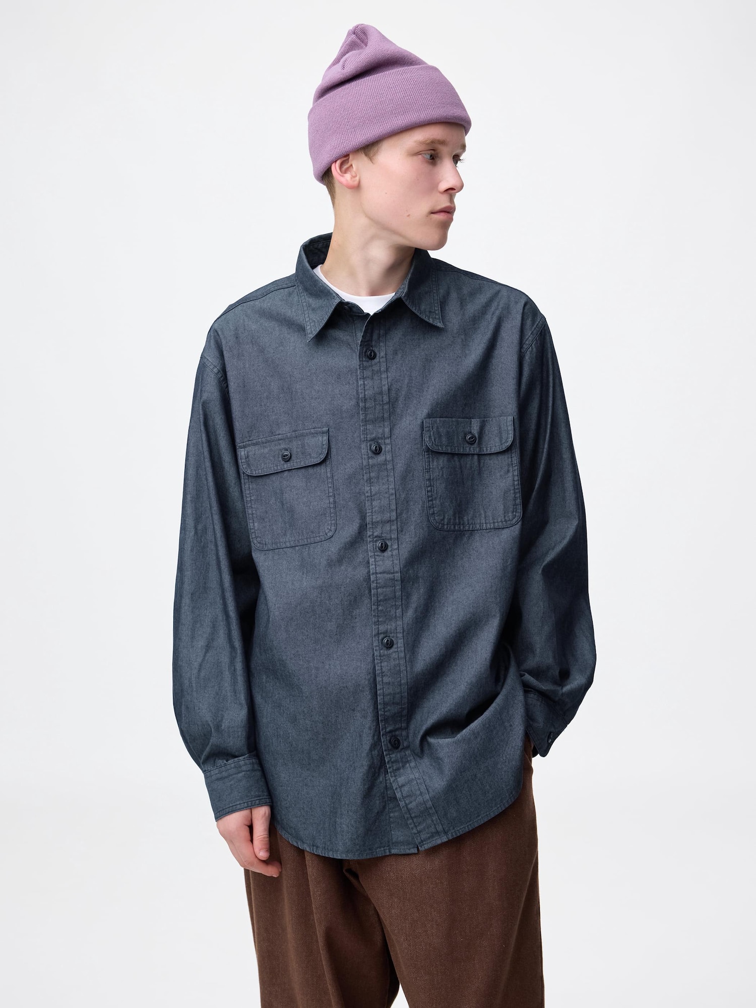 Double Pocket Work Shirt | GU US
