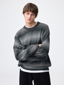 Puff Knit Gradation Pullover