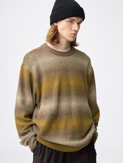 Puffy Touch Knit Gradation Pullover