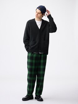 Flannel Relaxed Pants | Ombre Checkered
