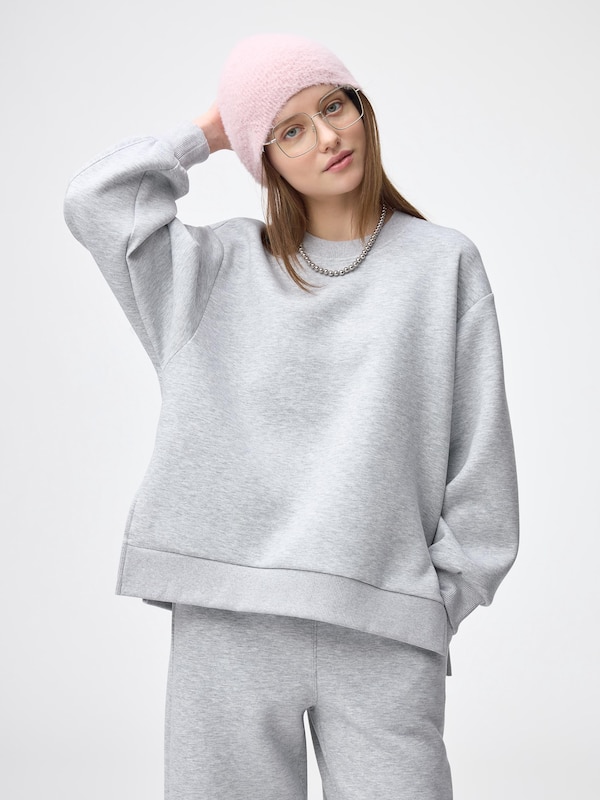 Double Face Sweat Oversized Pullover