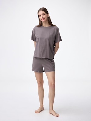 Cotton Color Lounge Set | Short