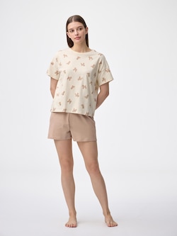 Cotton Color Lounge Set | Short | Dog