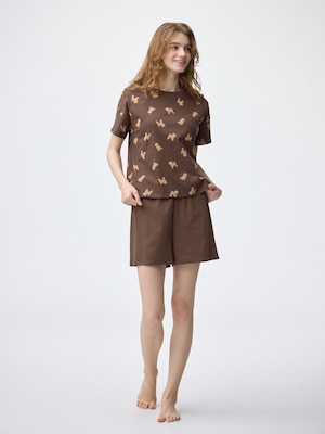 Cotton Color Lounge Set | Short | Dog