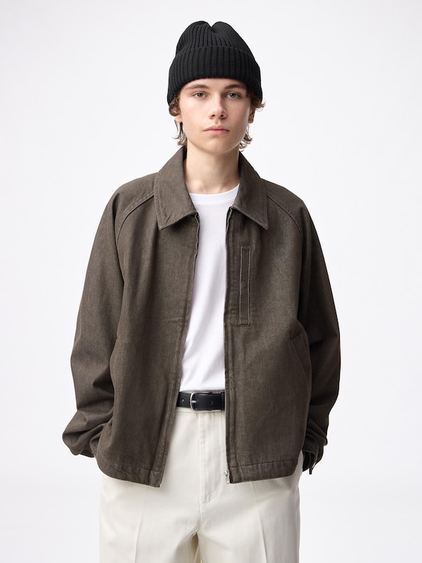 Cotton Zip Up Jacket